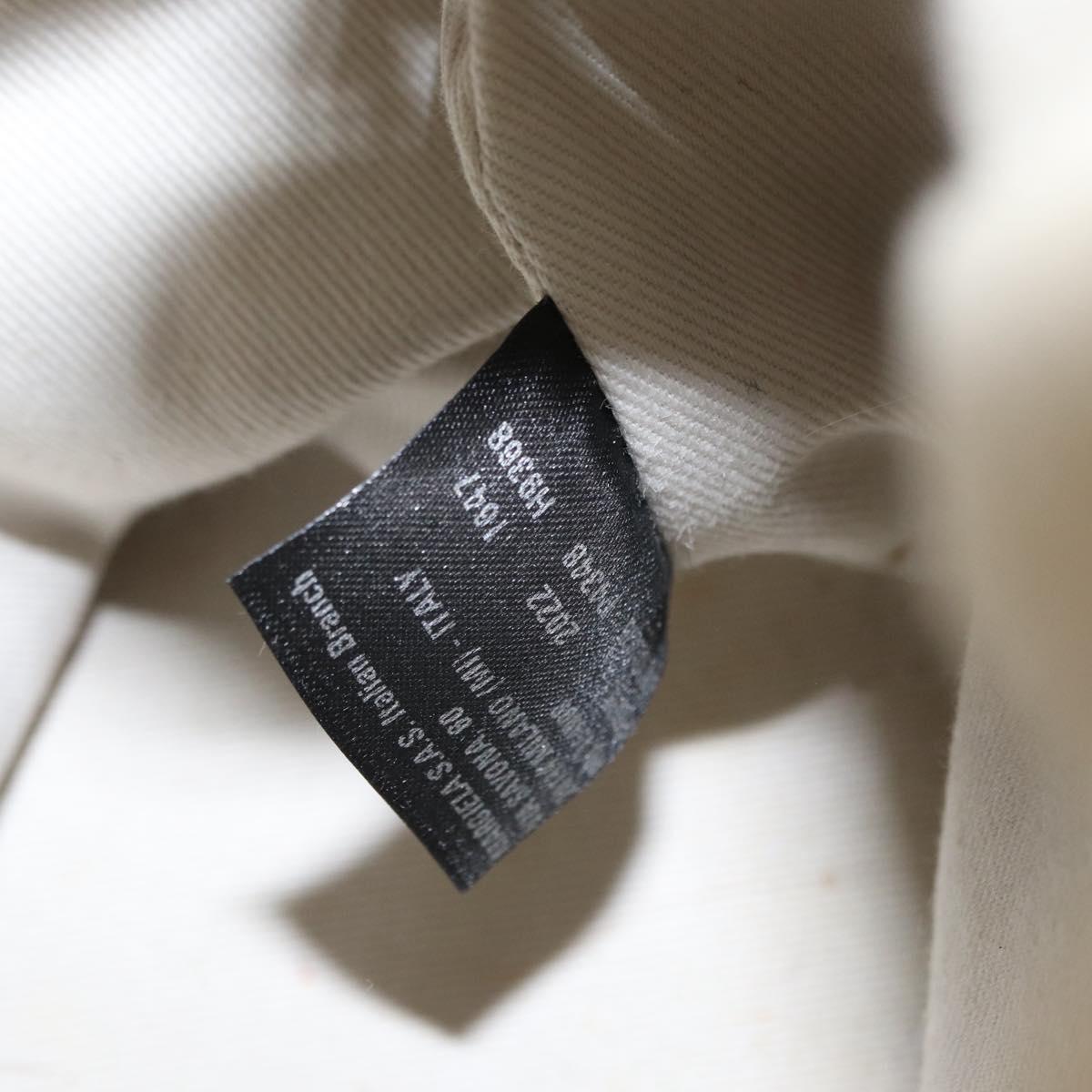 Maison Margiela 5AC Chain Shoulder Bucket Bag Leather 2way White Auth 154759