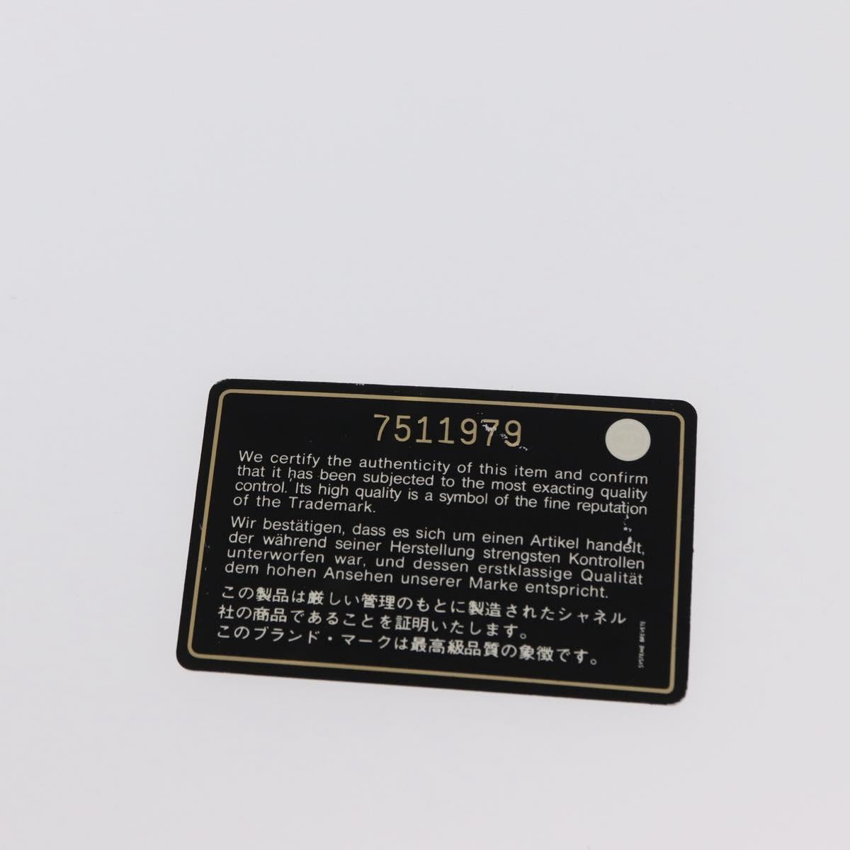 CHANEL Bysy line Tote Bag Canvas Plastic Navy Clear CC Auth 154763