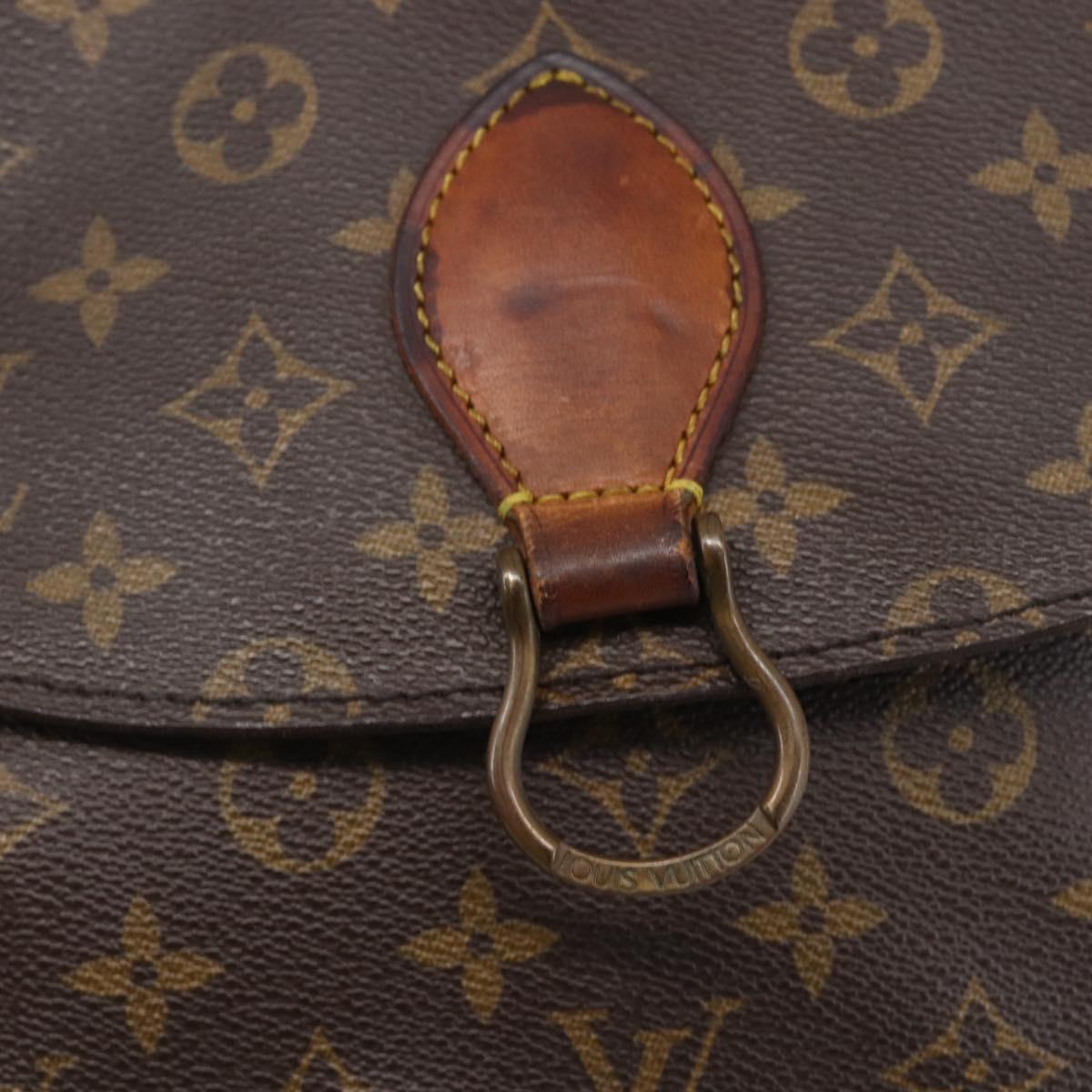 LOUIS VUITTON Monogram Saint Cloud GM Shoulder Bag M51242 LV Auth 154774