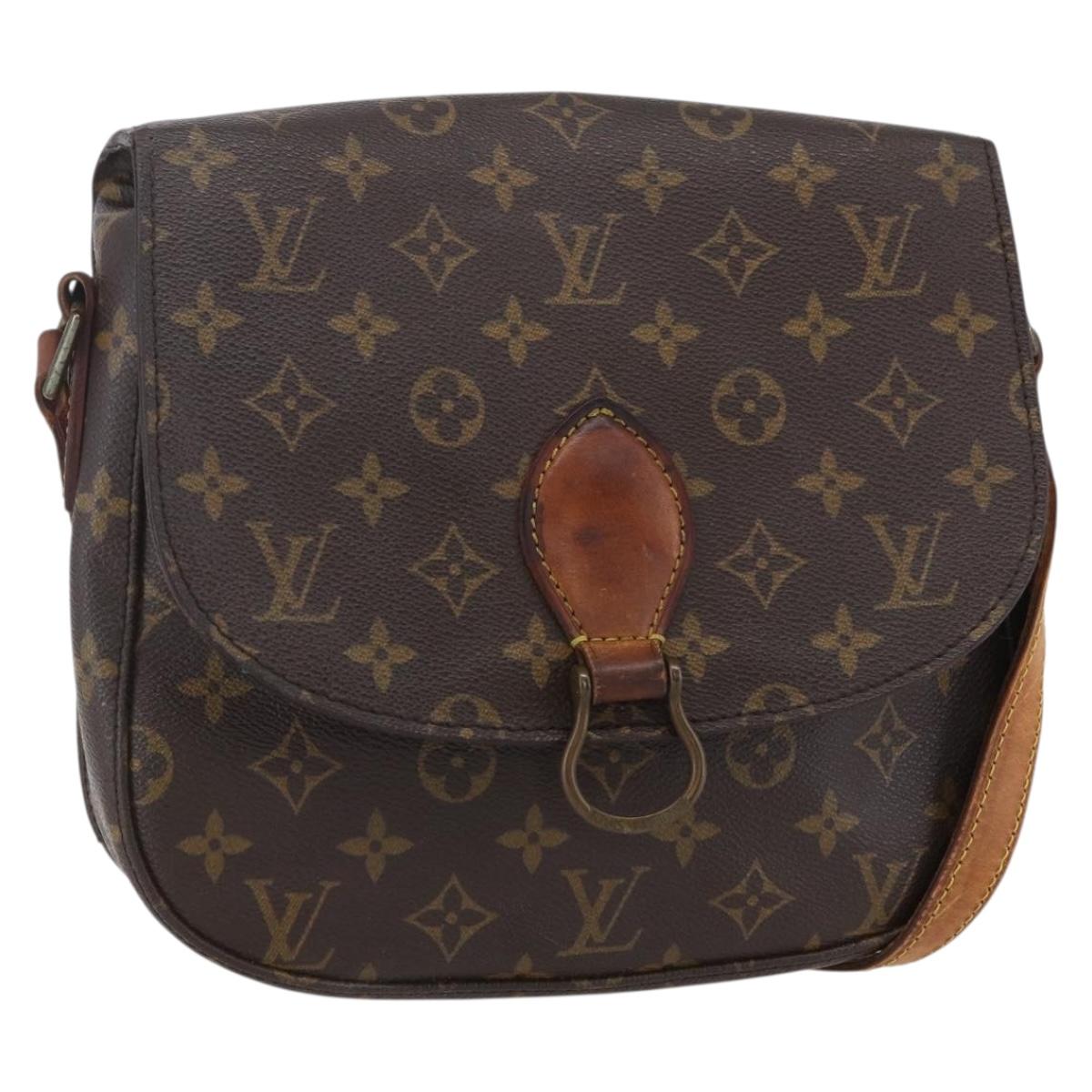 LOUIS VUITTON Monogram Saint Cloud GM Shoulder Bag M51242 LV Auth 154774