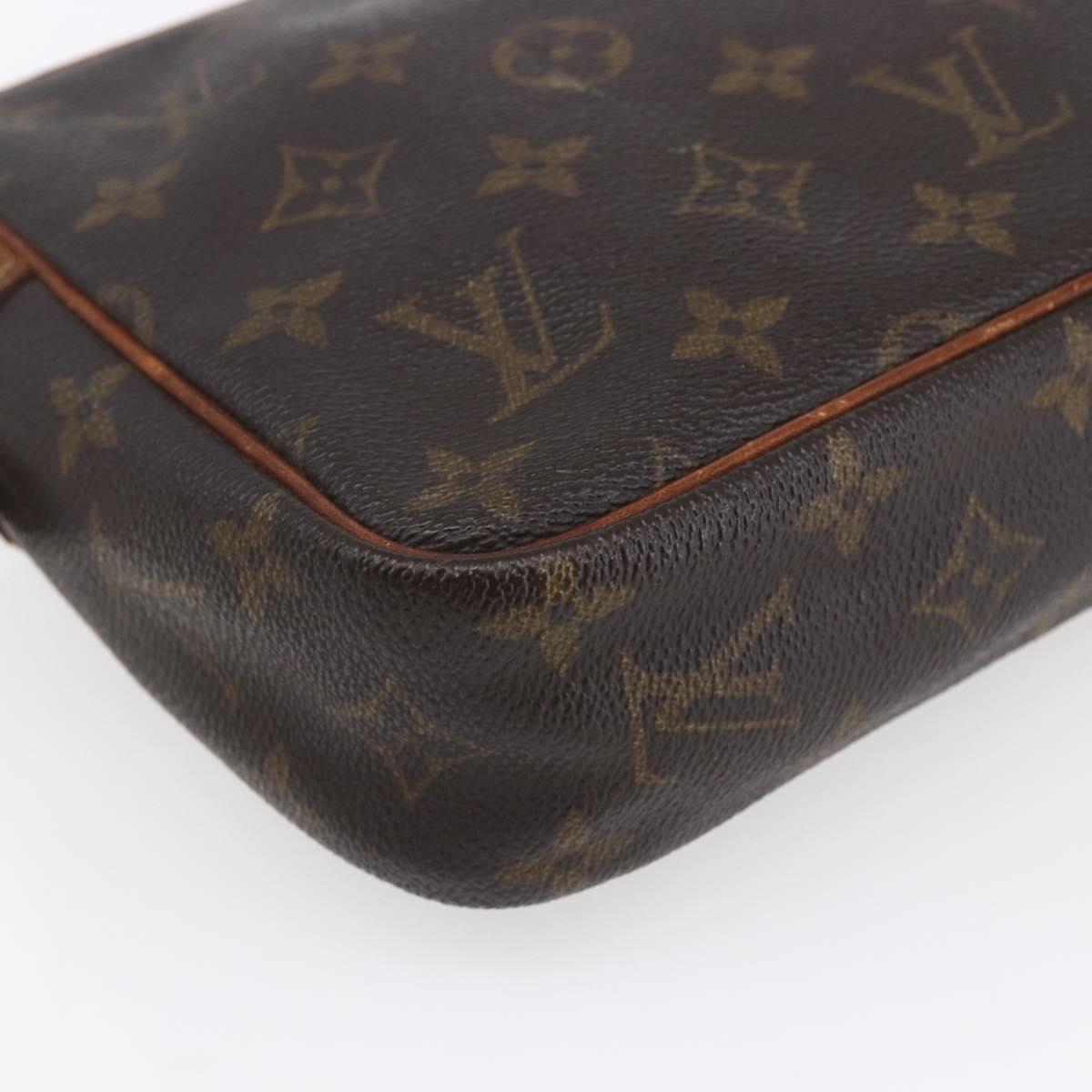 LOUIS VUITTON Monogram Compiegne 23 Clutch Bag M51847 LV Auth 154777