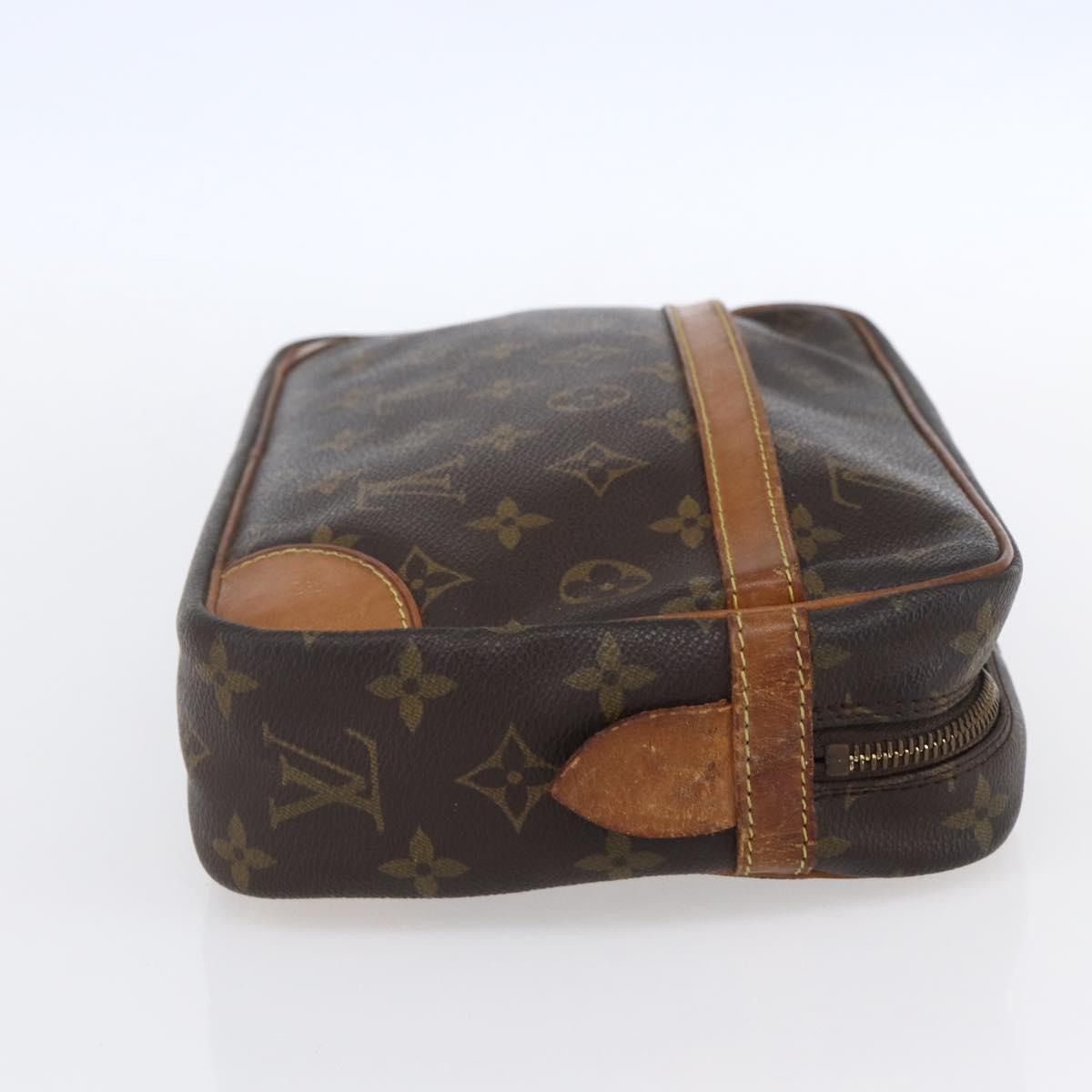 LOUIS VUITTON Monogram Compiegne 28 Clutch Bag M51845 LV Auth 154779