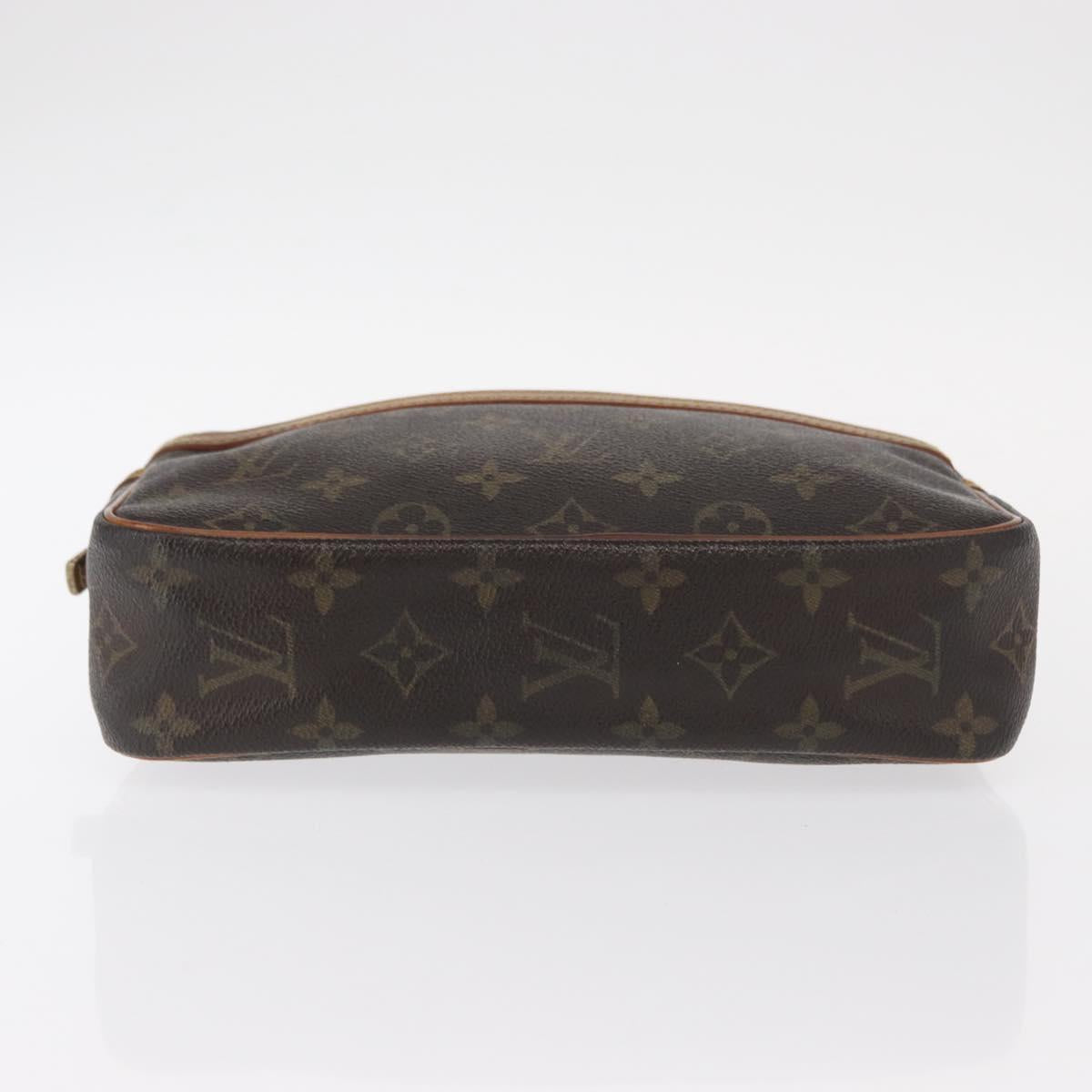 LOUIS VUITTON Monogram Compiegne 23 Clutch Bag M51847 LV Auth 154781