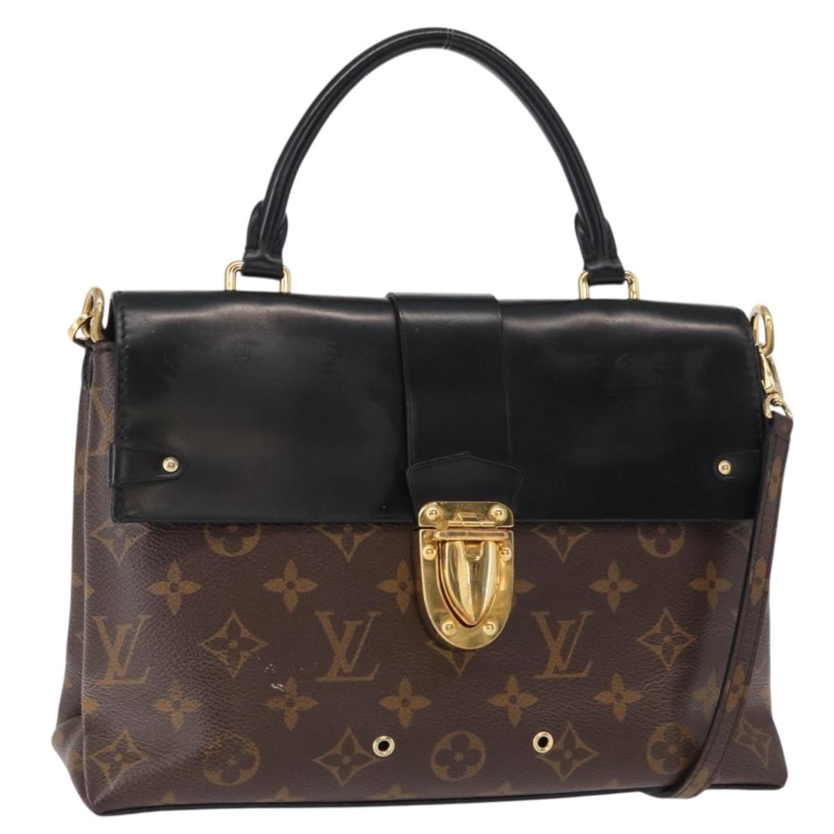 LOUIS VUITTON Monogram One Handle Flap Bag MM M43125 LV Auth 154782