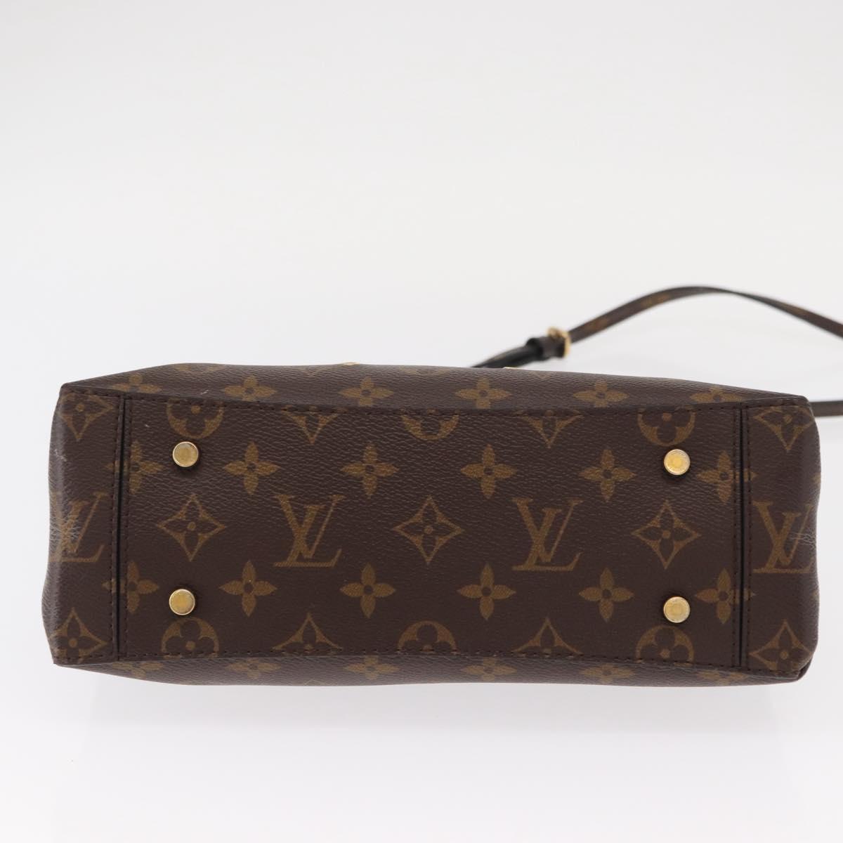 LOUIS VUITTON Monogram One Handle Flap Bag MM M43125 LV Auth 154782
