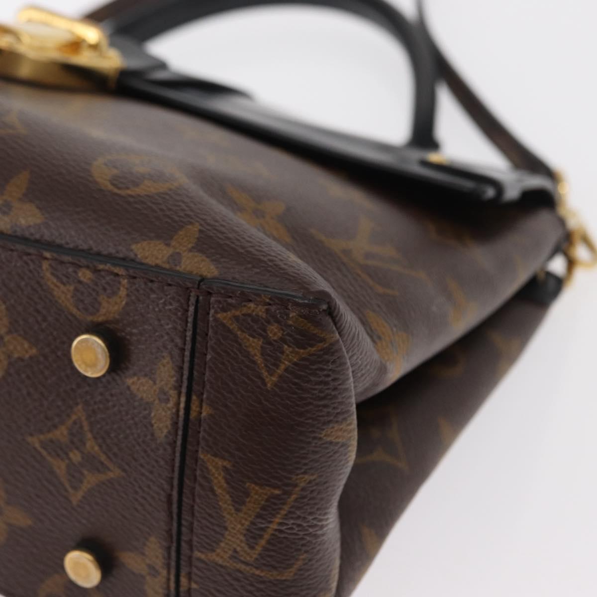 LOUIS VUITTON Monogram One Handle Flap Bag MM M43125 LV Auth 154782