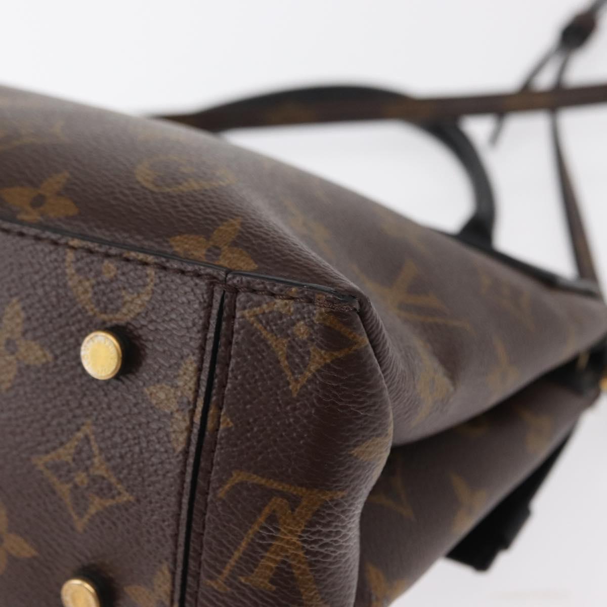 LOUIS VUITTON Monogram One Handle Flap Bag MM M43125 LV Auth 154782