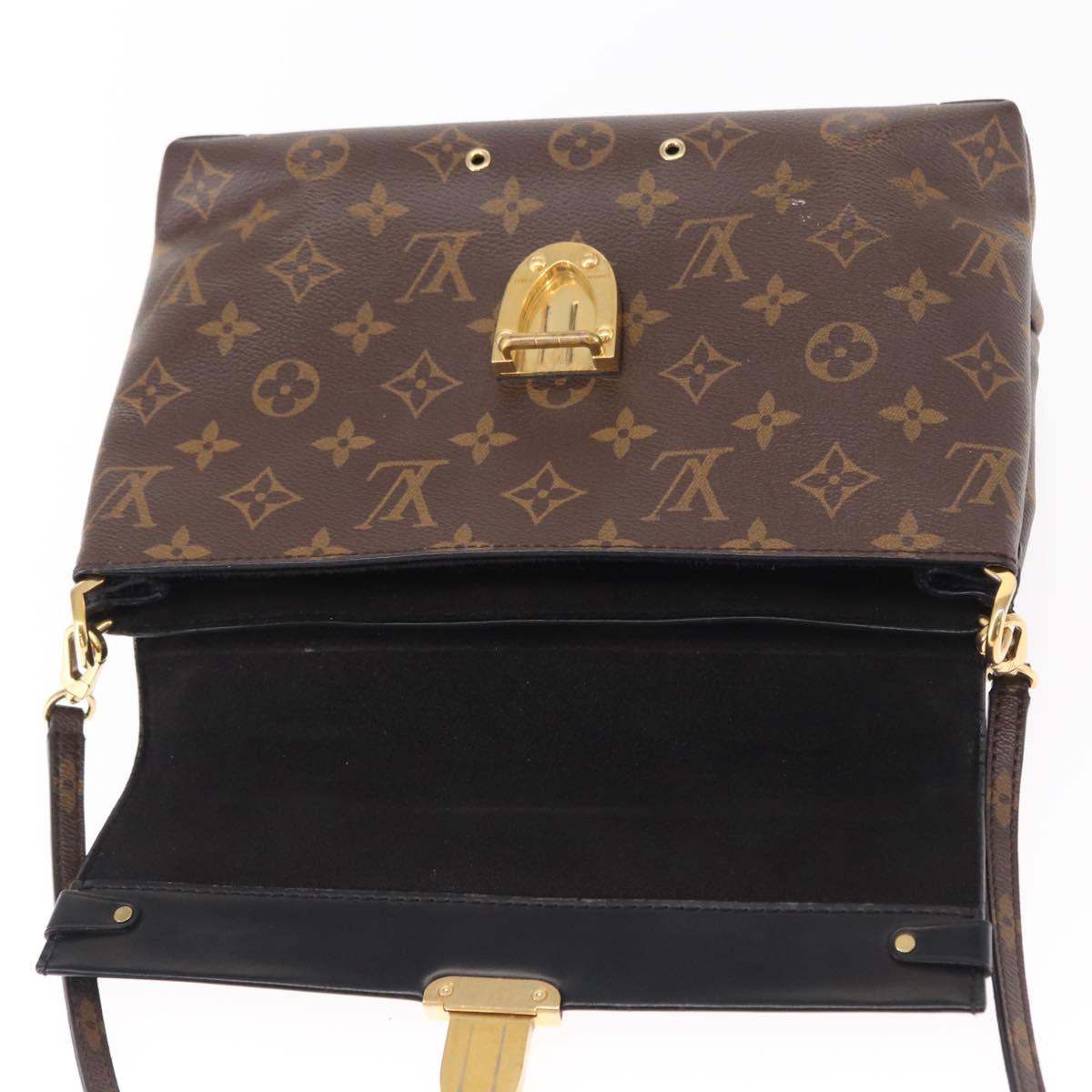 LOUIS VUITTON Monogram One Handle Flap Bag MM M43125 LV Auth 154782