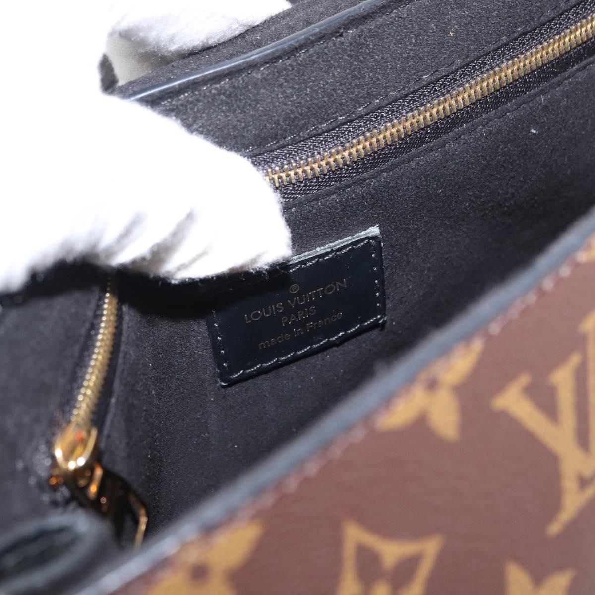 LOUIS VUITTON Monogram One Handle Flap Bag MM M43125 LV Auth 154782