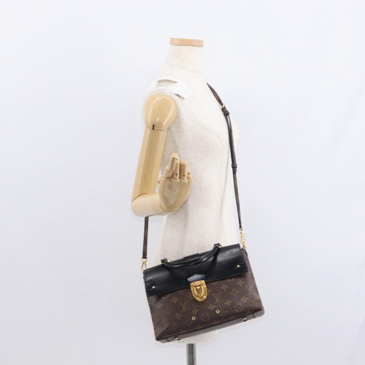 LOUIS VUITTON Monogram One Handle Flap Bag MM M43125 LV Auth 154782