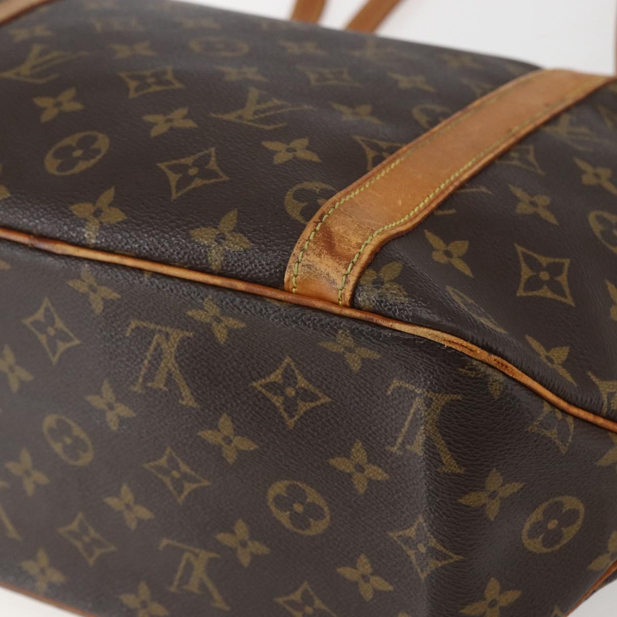 LOUIS VUITTON Monogram Sac Shopping Tote Bag M51108 LV Auth 154784