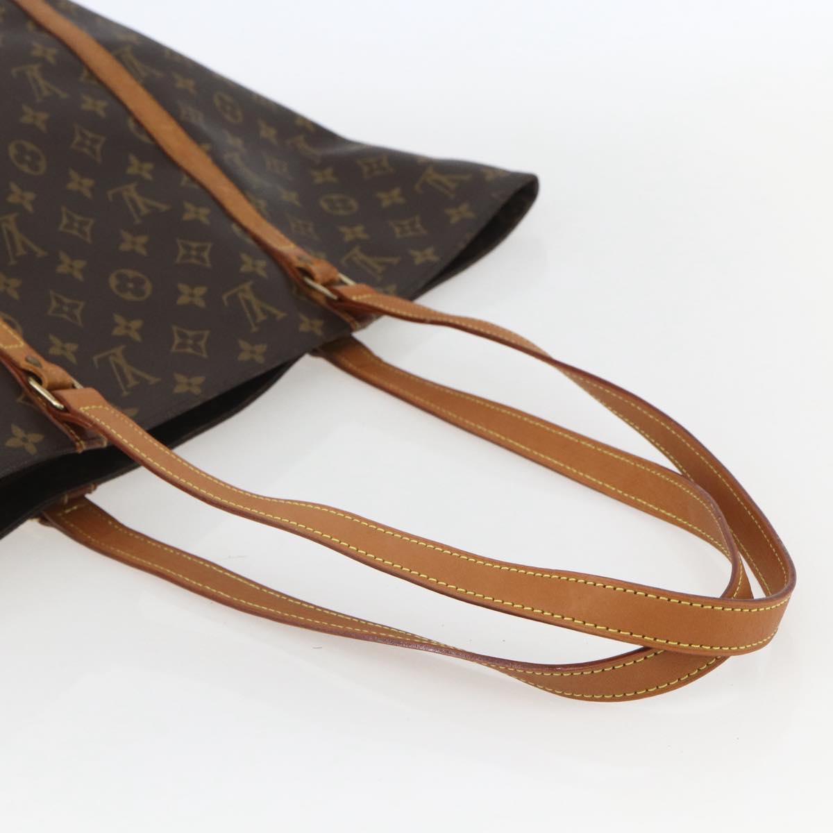 LOUIS VUITTON Monogram Sac Shopping Tote Bag M51108 LV Auth 154784