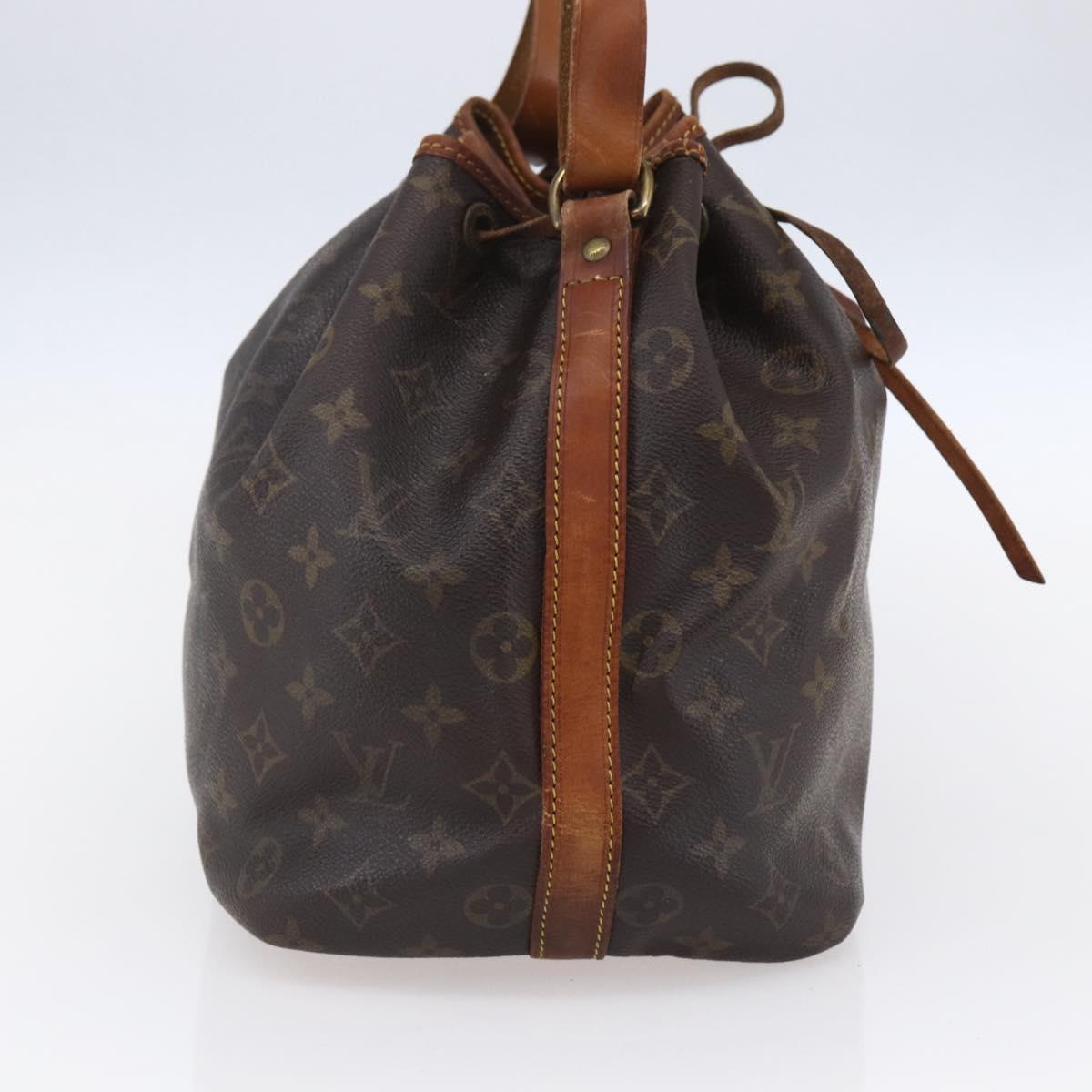 LOUIS VUITTON Monogram Petit Noe Shoulder Bag M42226 LV Auth 154786