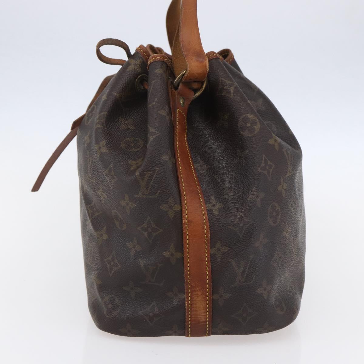 LOUIS VUITTON Monogram Petit Noe Shoulder Bag M42226 LV Auth 154786