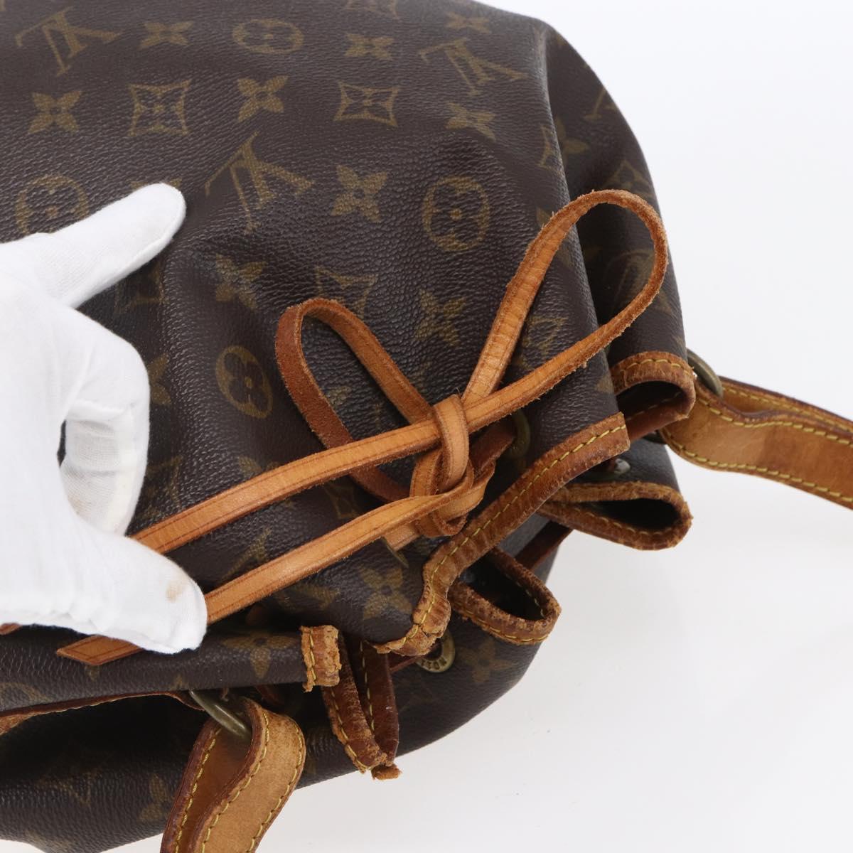 LOUIS VUITTON Monogram Petit Noe Shoulder Bag M42226 LV Auth 154787
