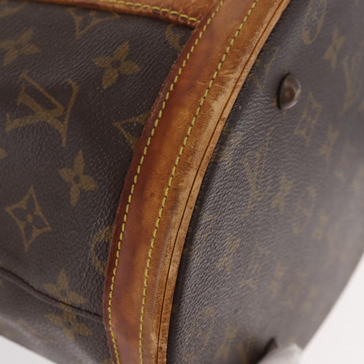 LOUIS VUITTON Monogram Bucket GM Shoulder Bag M42236 LV Auth 154791