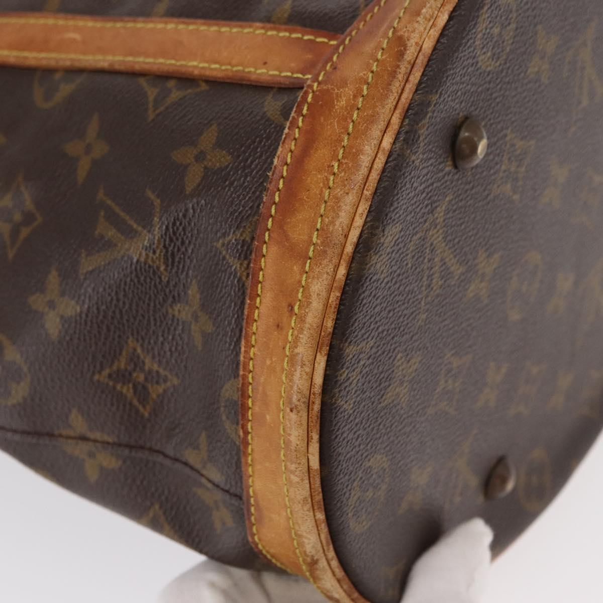 LOUIS VUITTON Monogram Bucket GM Shoulder Bag M42236 LV Auth 154791