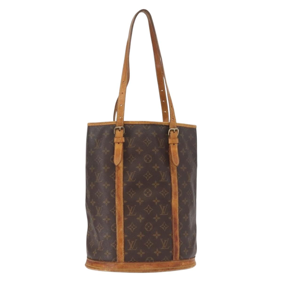 LOUIS VUITTON Monogram Bucket GM Shoulder Bag M42236 LV Auth 154791