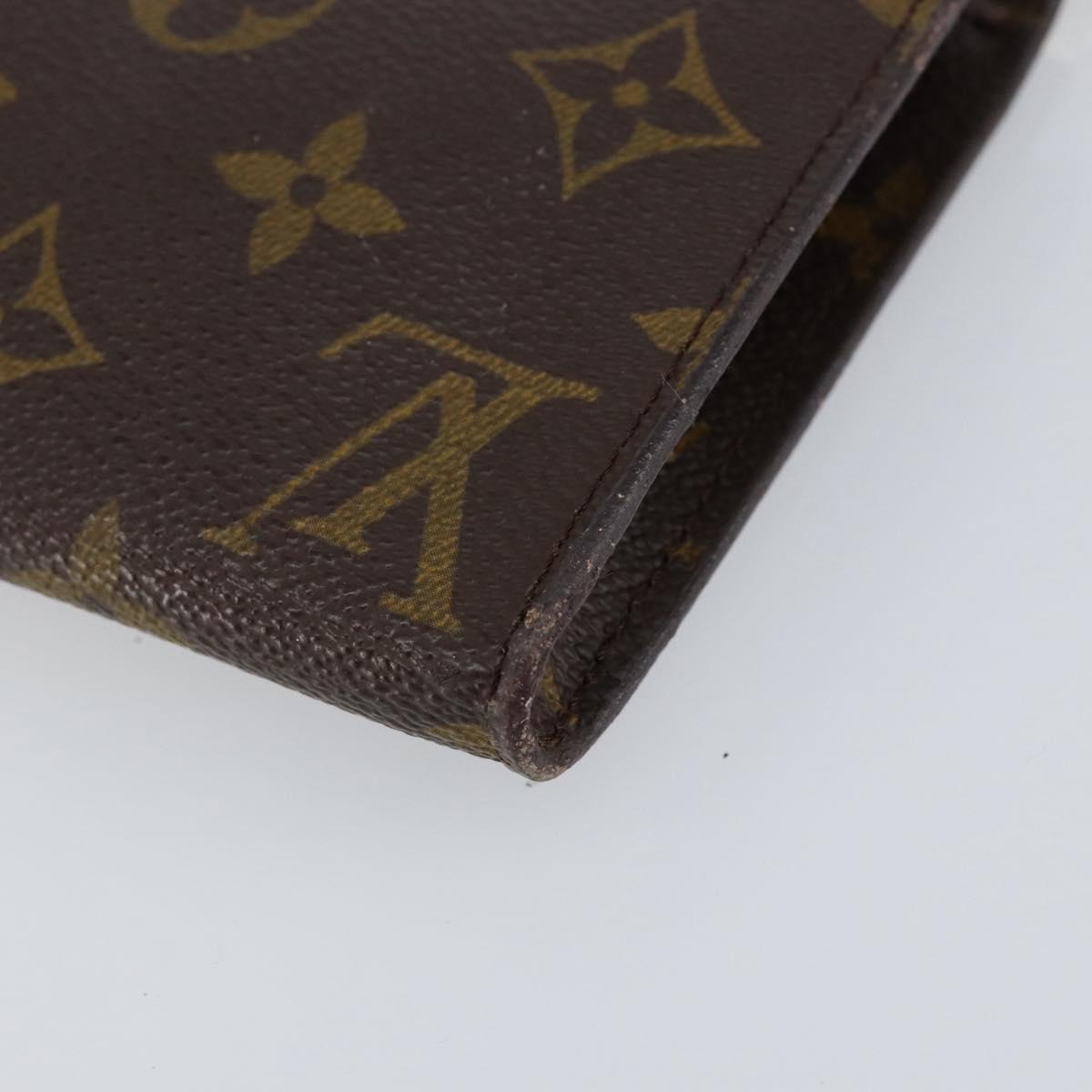 LOUIS VUITTON Monogram Bucket GM Accessory Pouch LV Auth 154792