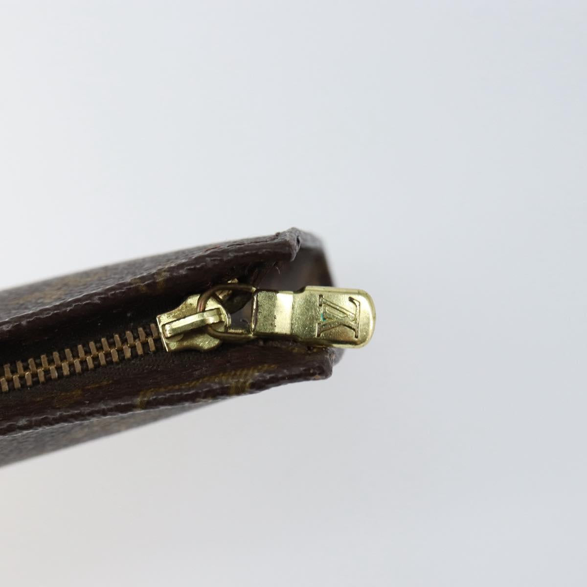 LOUIS VUITTON Monogram Bucket GM Accessory Pouch LV Auth 154792