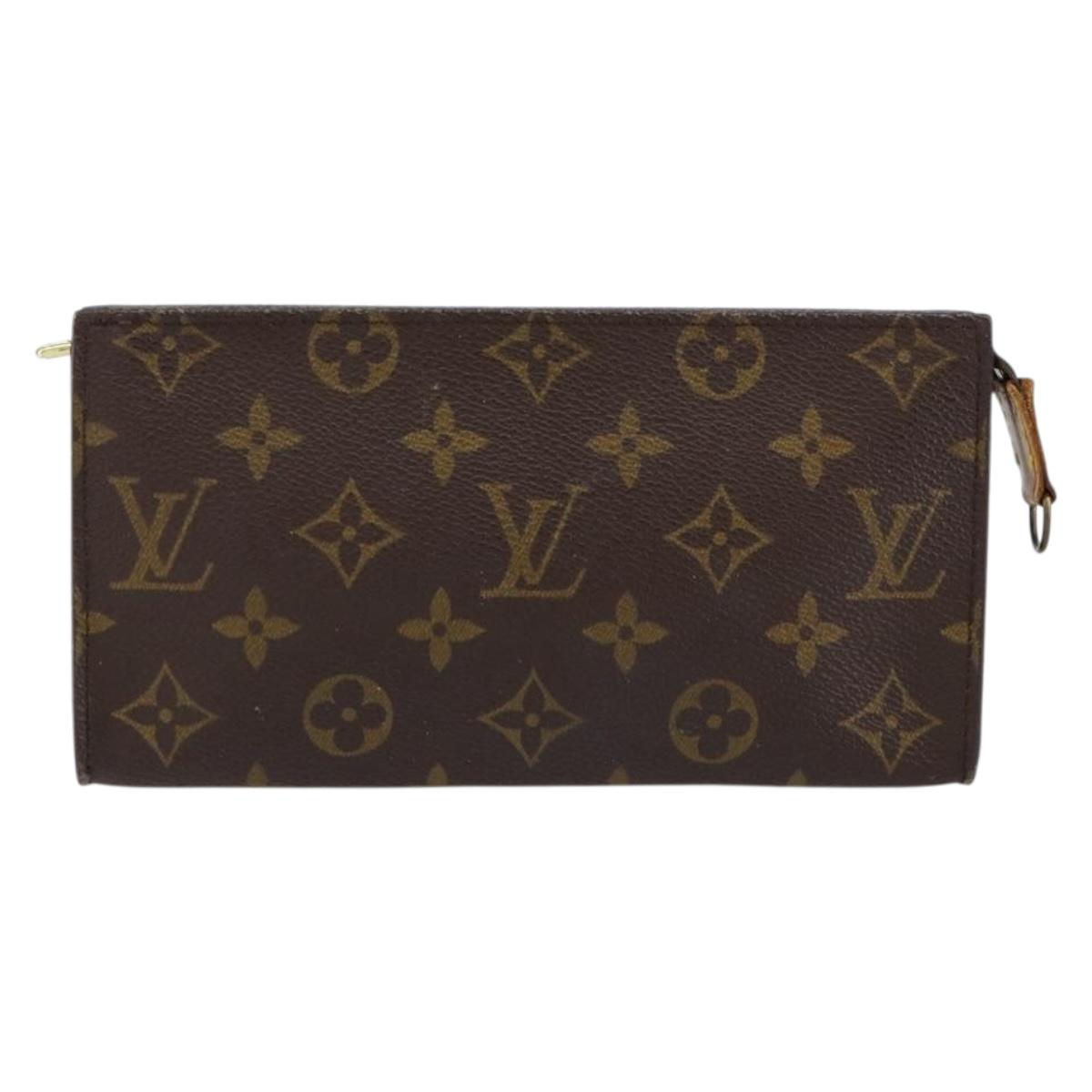LOUIS VUITTON Monogram Bucket GM Accessory Pouch LV Auth 154792