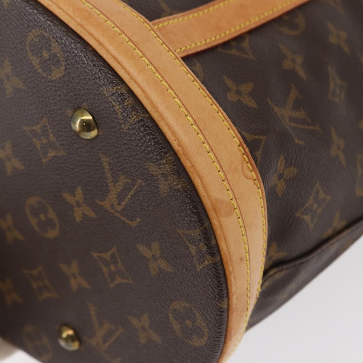 LOUIS VUITTON Monogram Bucket GM Shoulder Bag M42236 LV Auth 154794