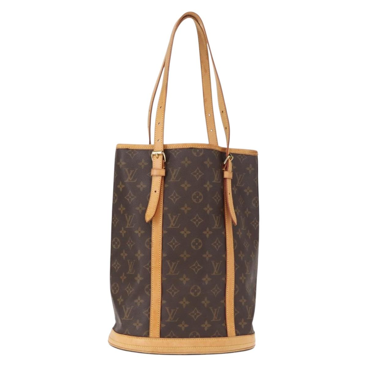 LOUIS VUITTON Monogram Bucket GM Shoulder Bag M42236 LV Auth 154794
