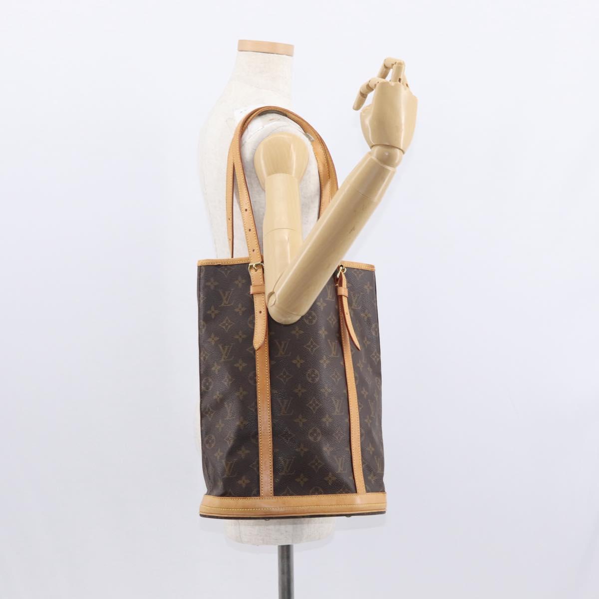 LOUIS VUITTON Monogram Bucket GM Shoulder Bag M42236 LV Auth 154794