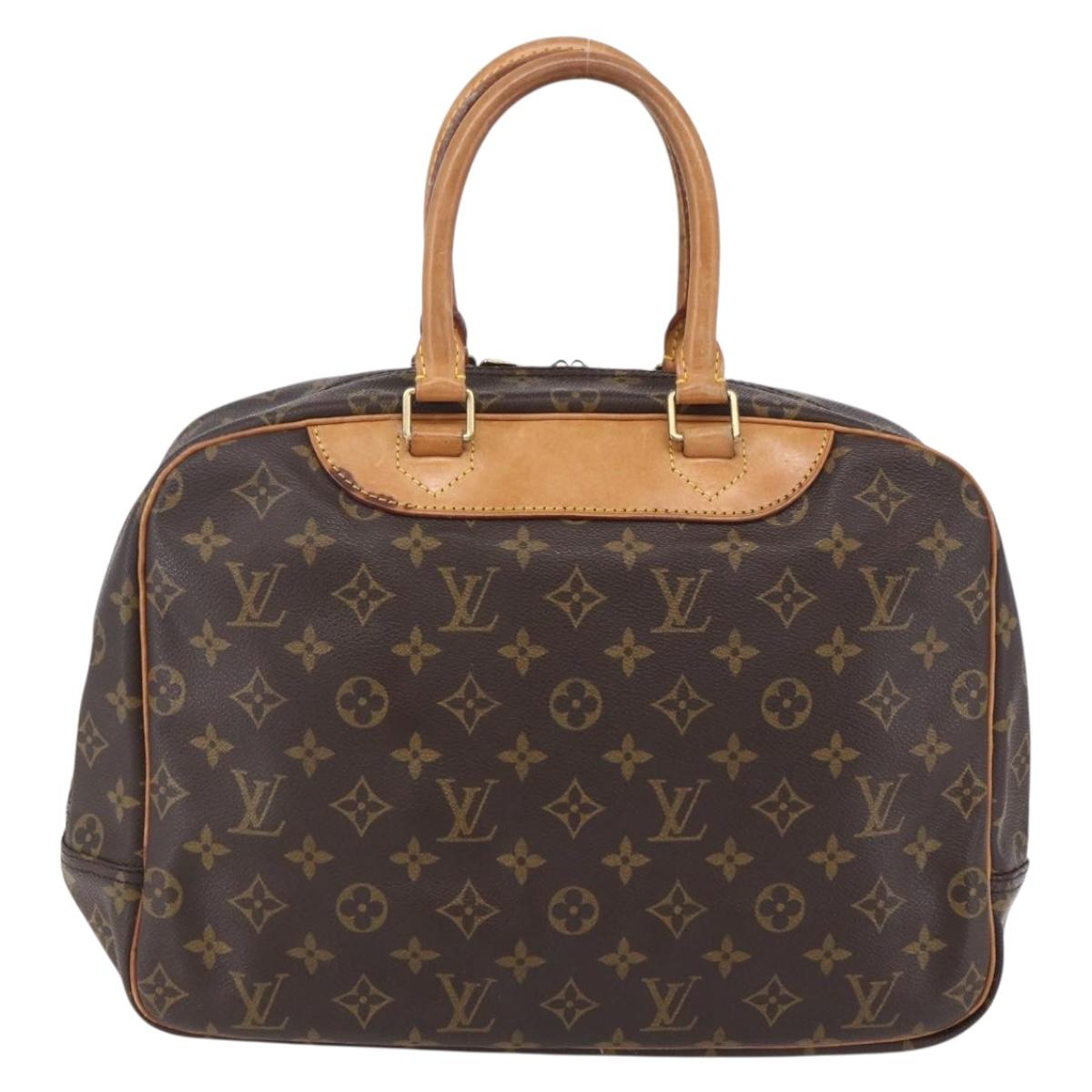 LOUIS VUITTON Monogram Deauville Hand Bag M47270 LV Auth 154796