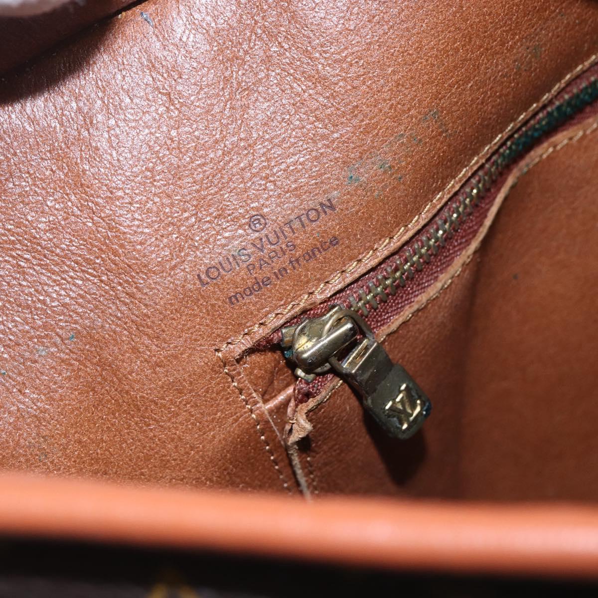 LOUIS VUITTON Monogram Sac Weekend PM Hand Bag M42425 LV Auth 154798