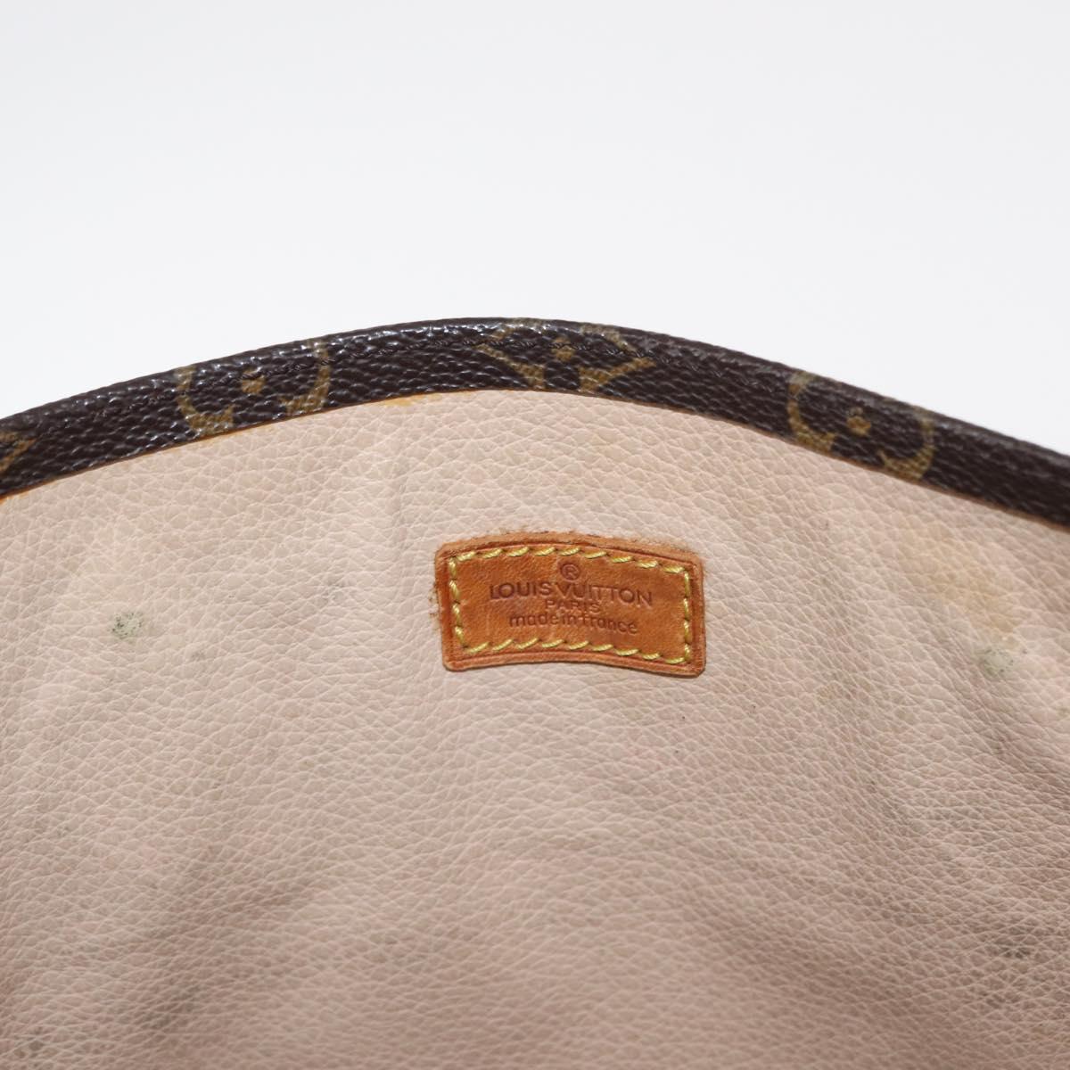 LOUIS VUITTON Monogram Sac Plat Hand Bag M51140 LV Auth 154800