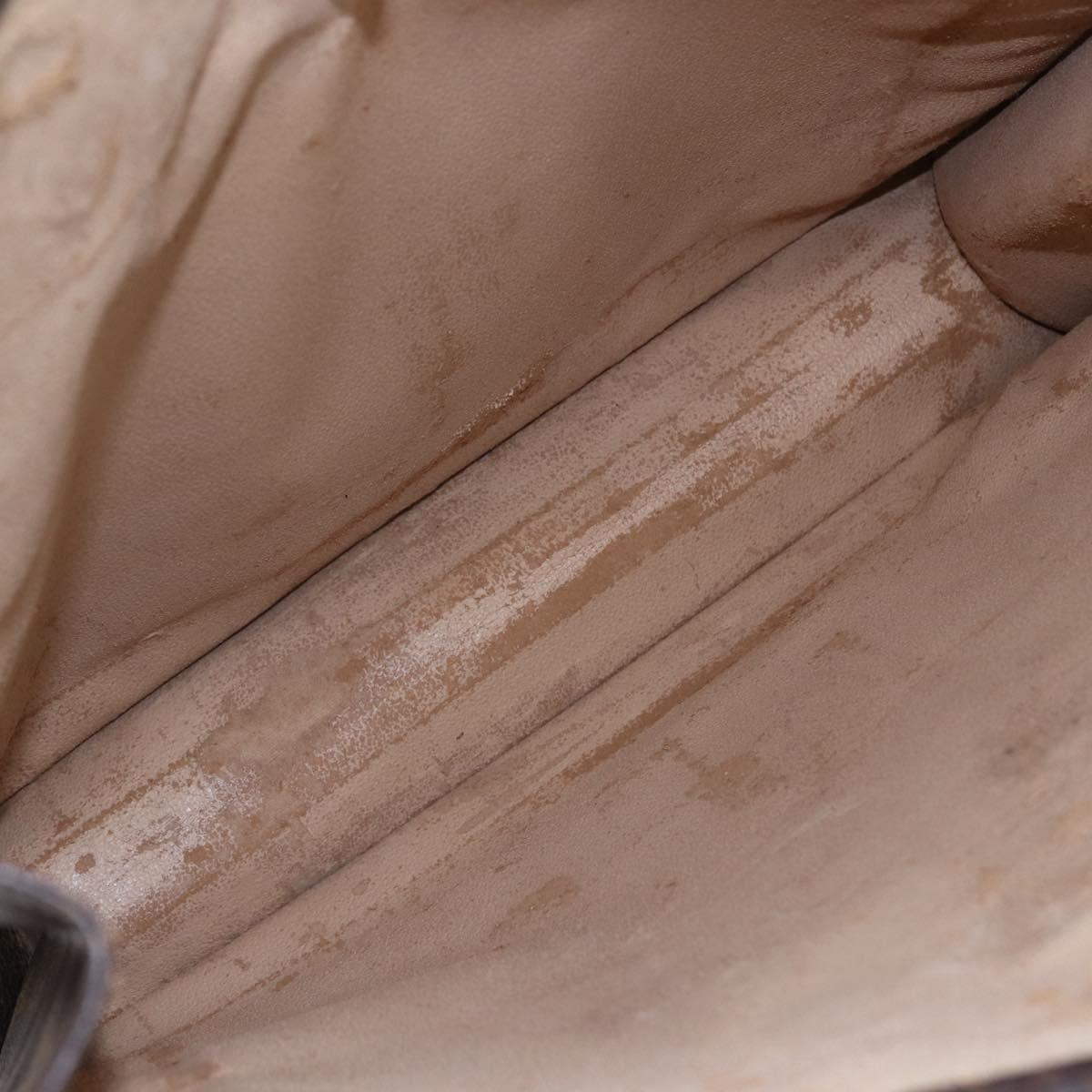 LOUIS VUITTON Monogram Sac Plat Hand Bag M51140 LV Auth 154802