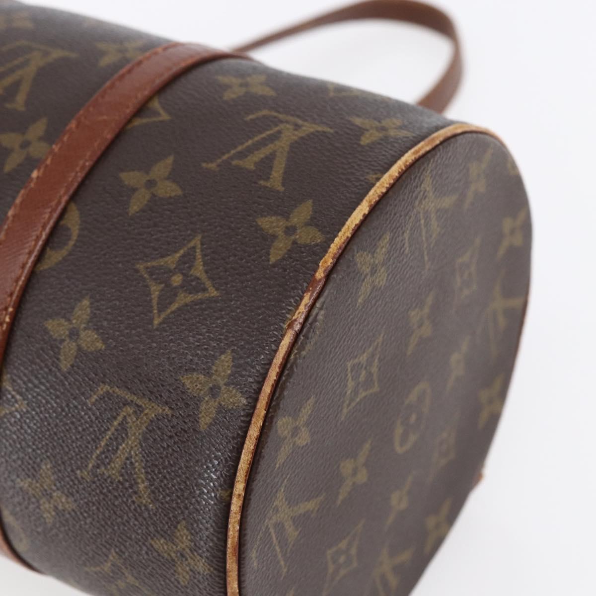 LOUIS VUITTON Monogram Papillon 30 Hand Bag M51385 LV Auth 154803