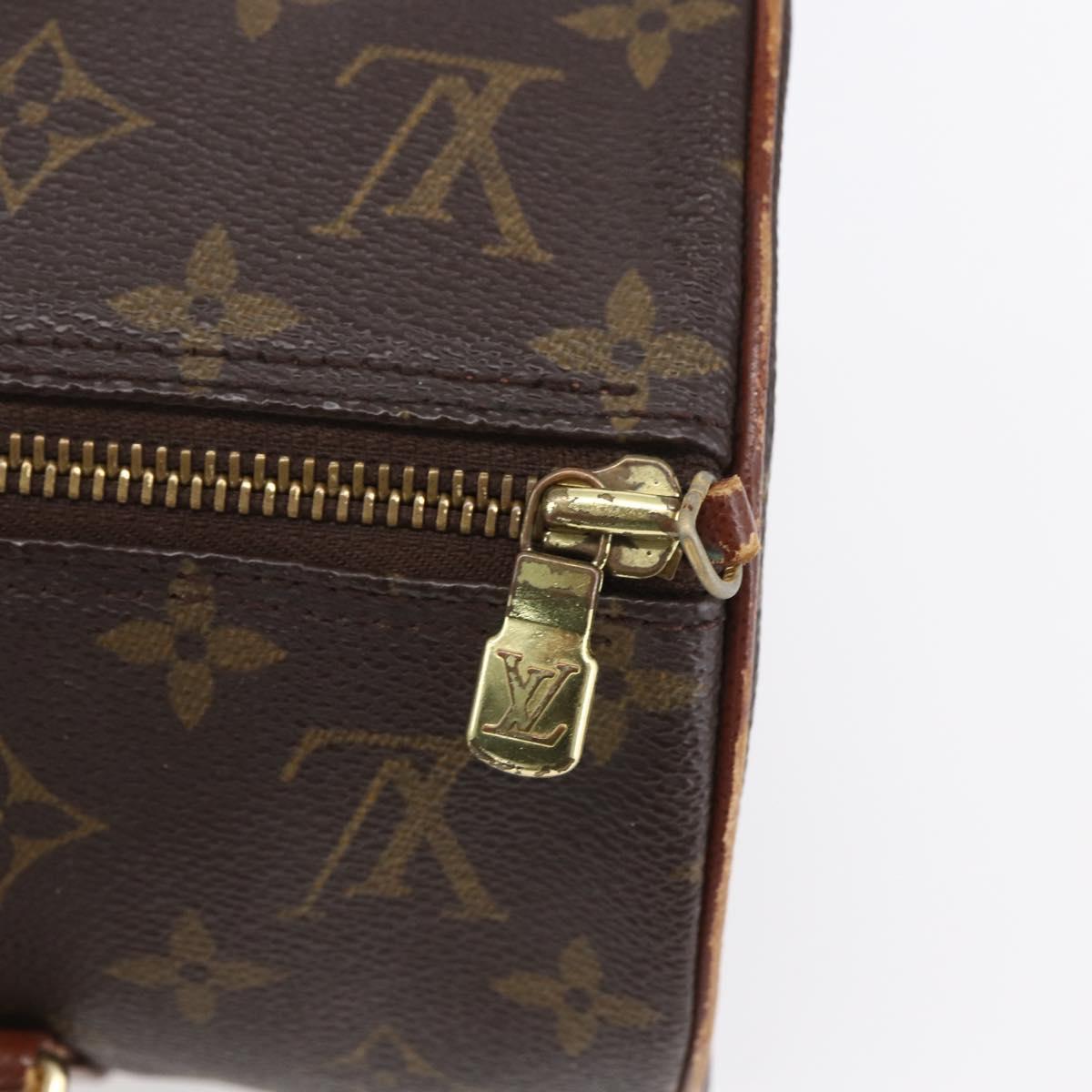 LOUIS VUITTON Monogram Papillon 30 Hand Bag M51385 LV Auth 154803