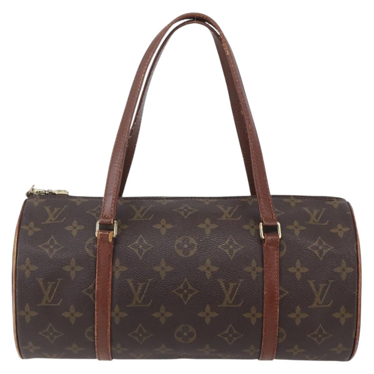 LOUIS VUITTON Monogram Papillon 30 Hand Bag M51385 LV Auth 154803