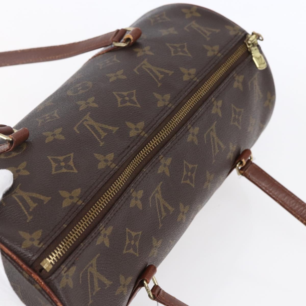 LOUIS VUITTON Monogram Papillon 30 Hand Bag M51385 LV Auth 154803