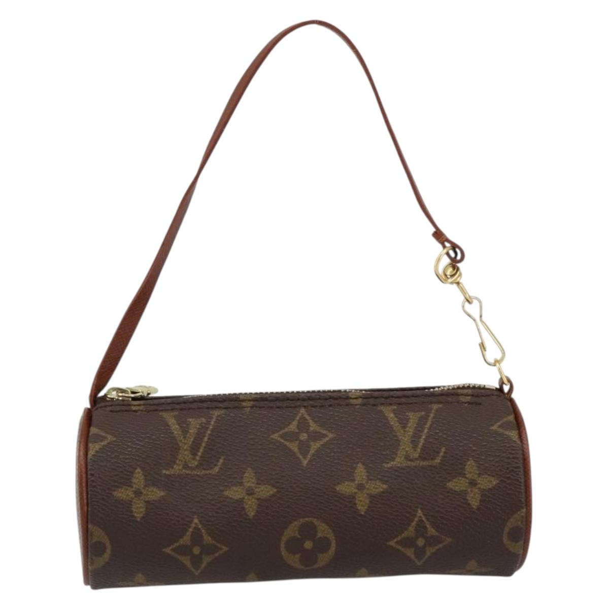 LOUIS VUITTON Monogram Papillon Pouch LV Auth 154804