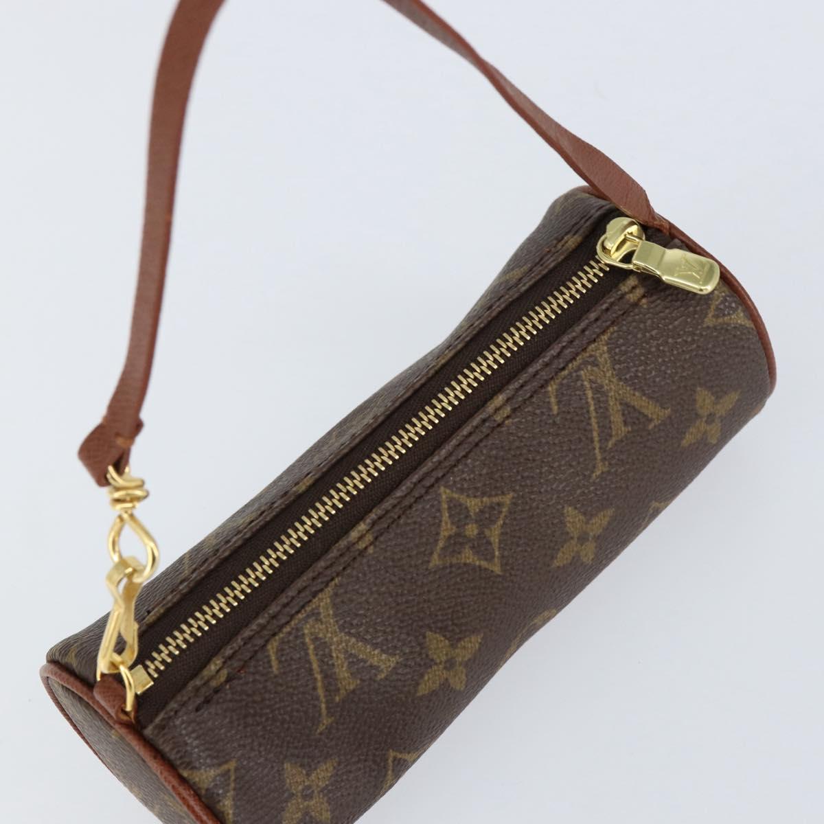 LOUIS VUITTON Monogram Papillon Pouch LV Auth 154804