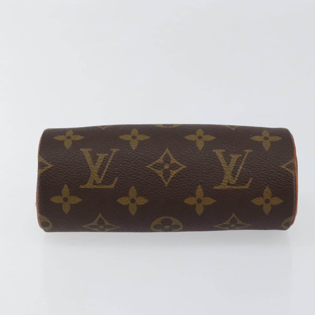 LOUIS VUITTON Monogram Papillon Pouch LV Auth 154806