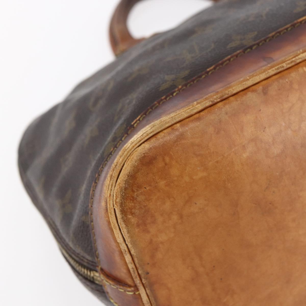 LOUIS VUITTON Monogram Alma Hand Bag M51130 LV Auth 154807