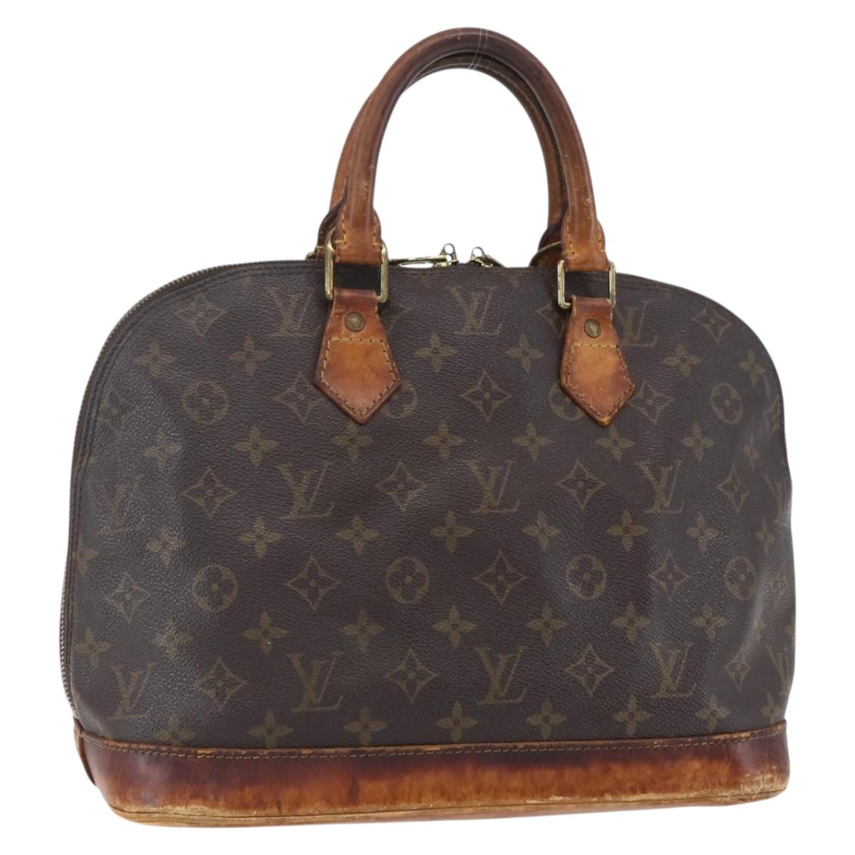 LOUIS VUITTON Monogram Alma Hand Bag M51130 LV Auth 154807