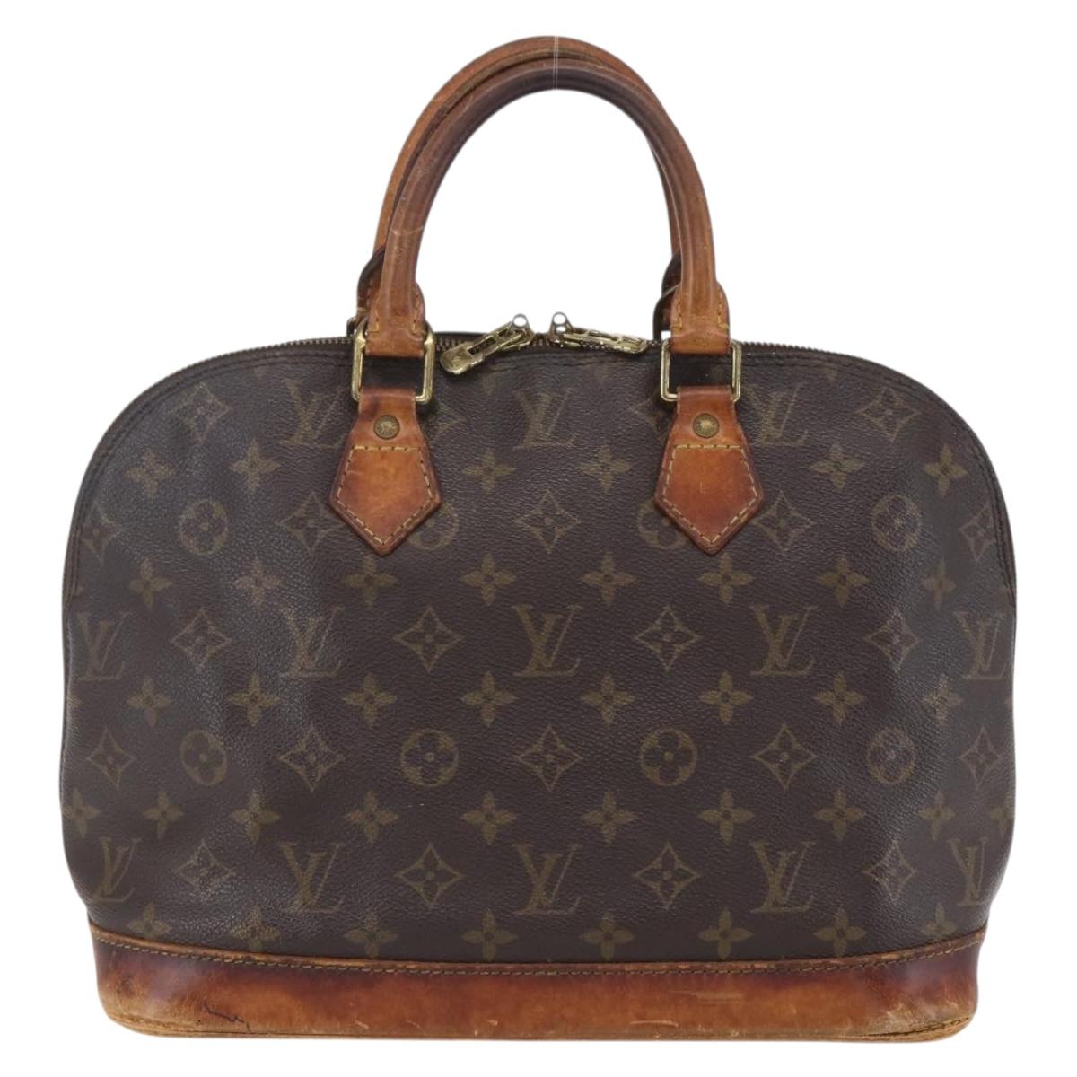 LOUIS VUITTON Monogram Alma Hand Bag M51130 LV Auth 154807