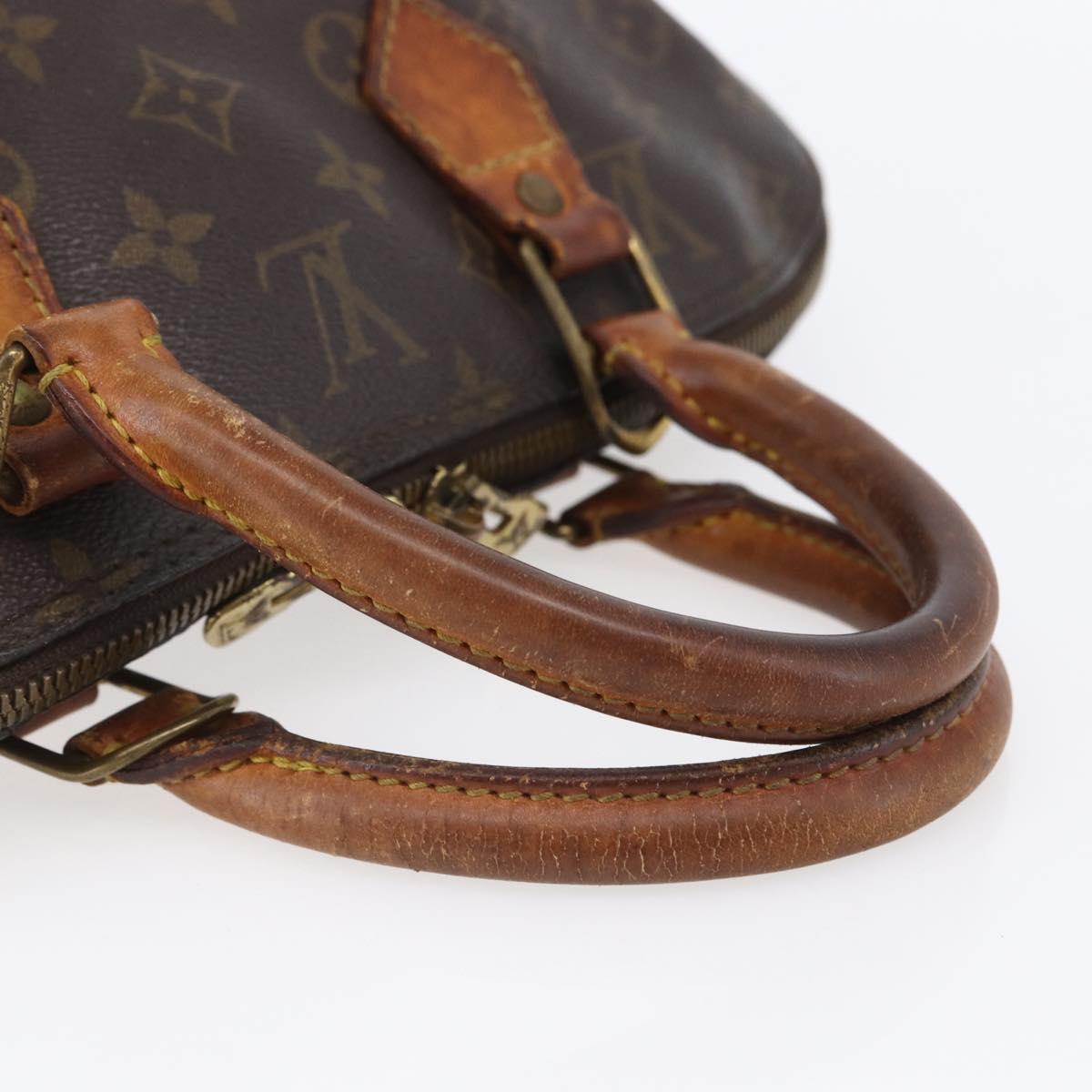 LOUIS VUITTON Monogram Alma Hand Bag M51130 LV Auth 154807