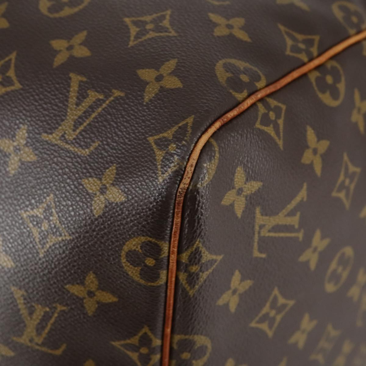 LOUIS VUITTON Monogram Keepall 55 Boston Bag M41424 LV Auth 154809