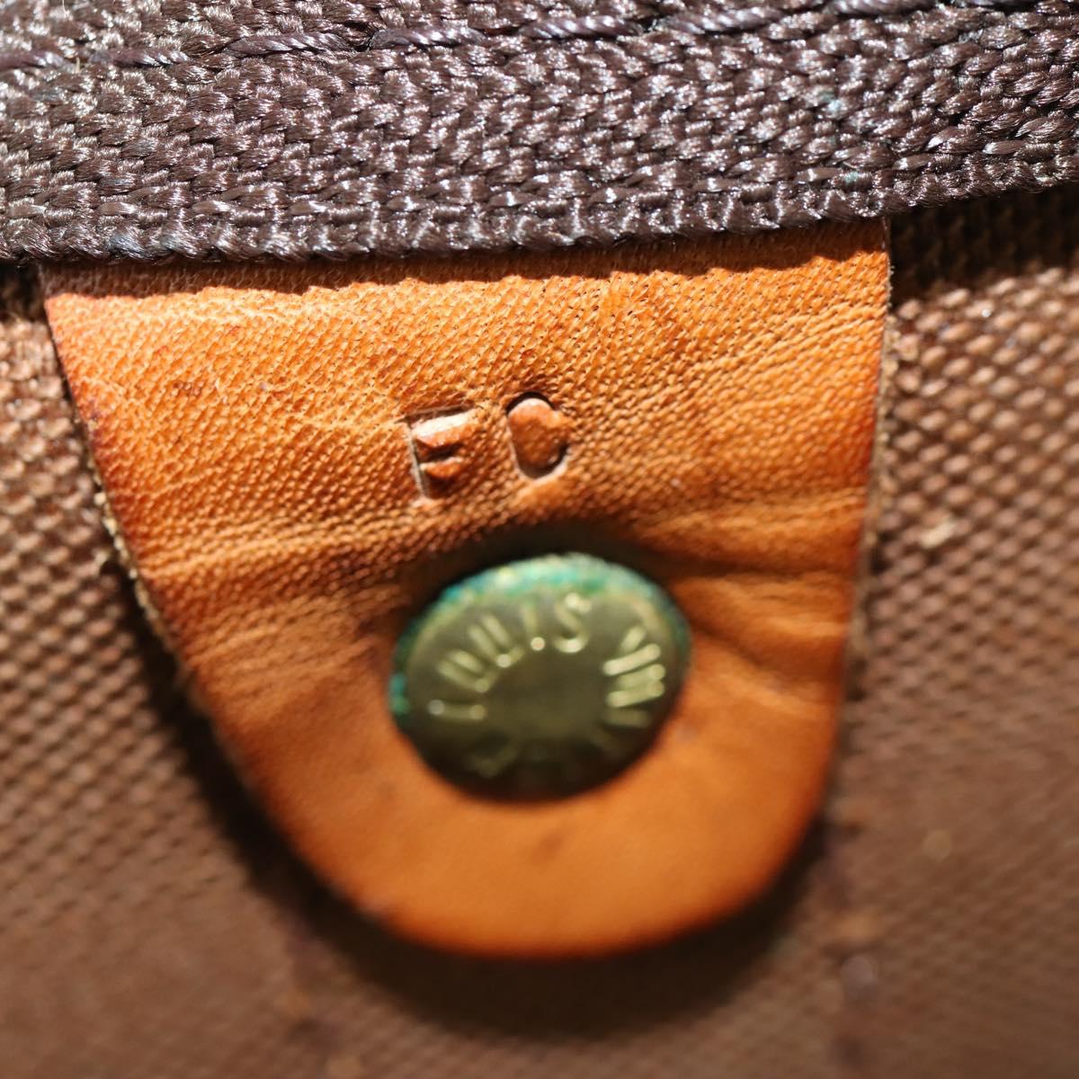 LOUIS VUITTON Monogram Keepall 55 Boston Bag M41424 LV Auth 154809