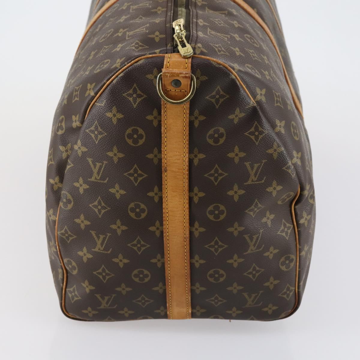 LOUIS VUITTON Monogram Keepall Bandouliere 60 Boston Bag M41412 LV Auth 154810