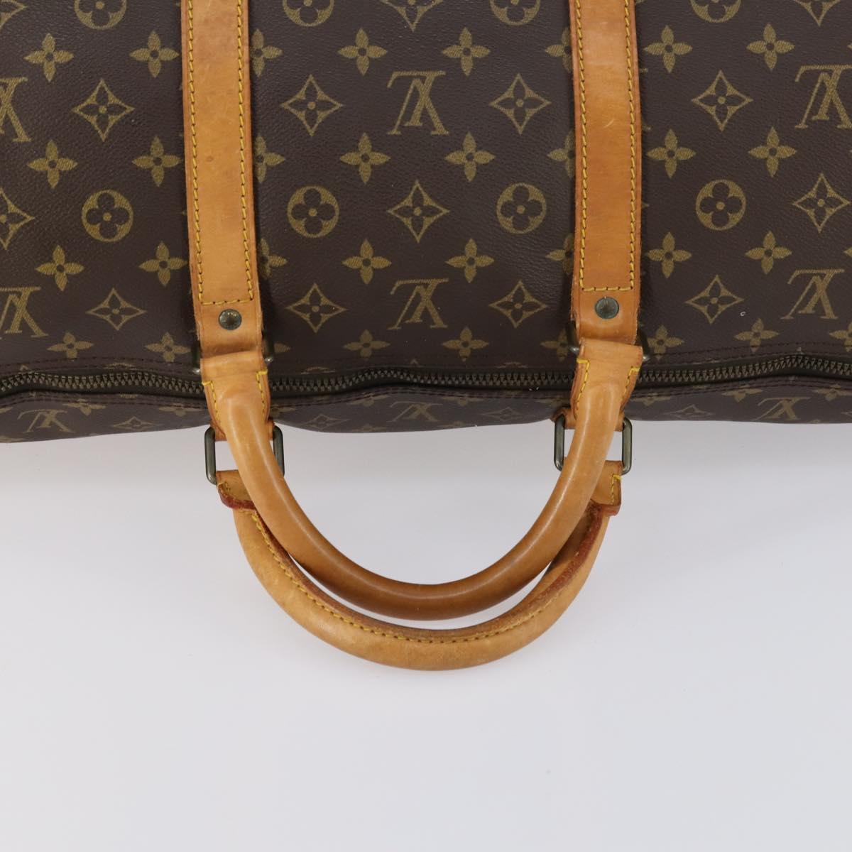 LOUIS VUITTON Monogram Keepall Bandouliere 60 Boston Bag M41412 LV Auth 154810