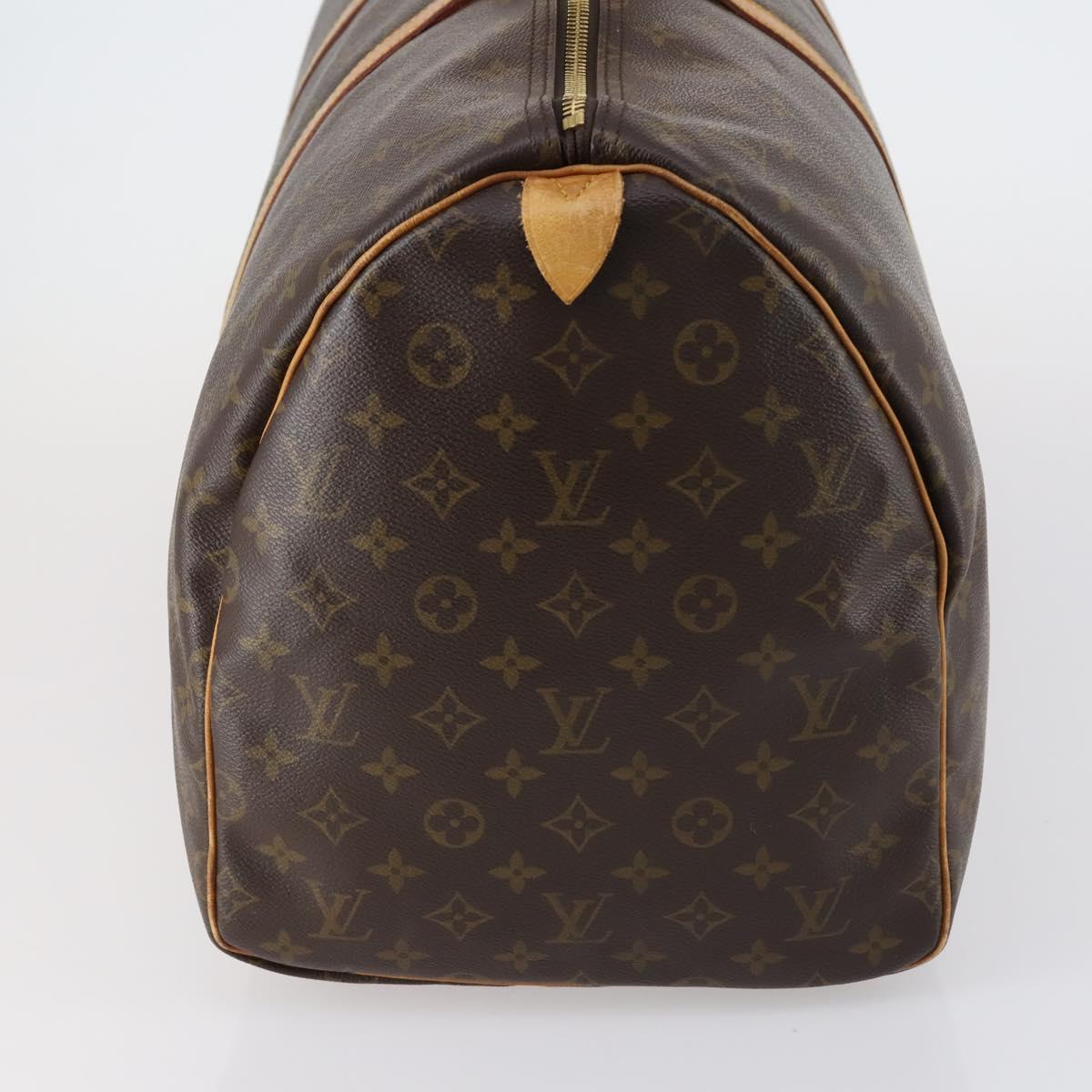 LOUIS VUITTON Monogram Keepall 55 Boston Bag M41424 LV Auth 154811