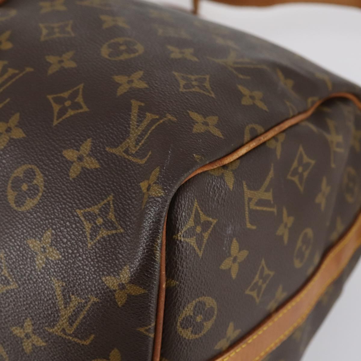 LOUIS VUITTON Monogram Keepall Bandouliere 45 Boston Bag M41418 LV Auth 154816