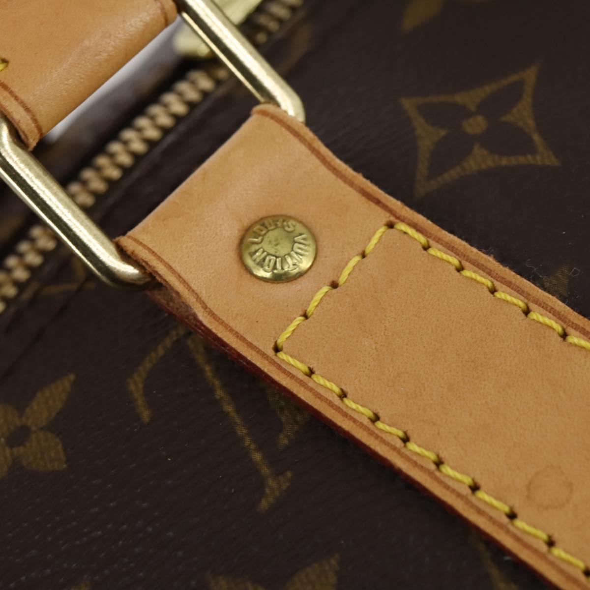 LOUIS VUITTON Monogram Keepall 55 Boston Bag M41424 LV Auth 154817